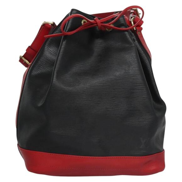 LOUIS VUITTON Epi Noe Shoulder Bag Bicolor Black Red M44017 - Picture 2 of 16